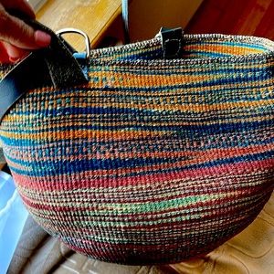African Woven “Sisal” Market Bag